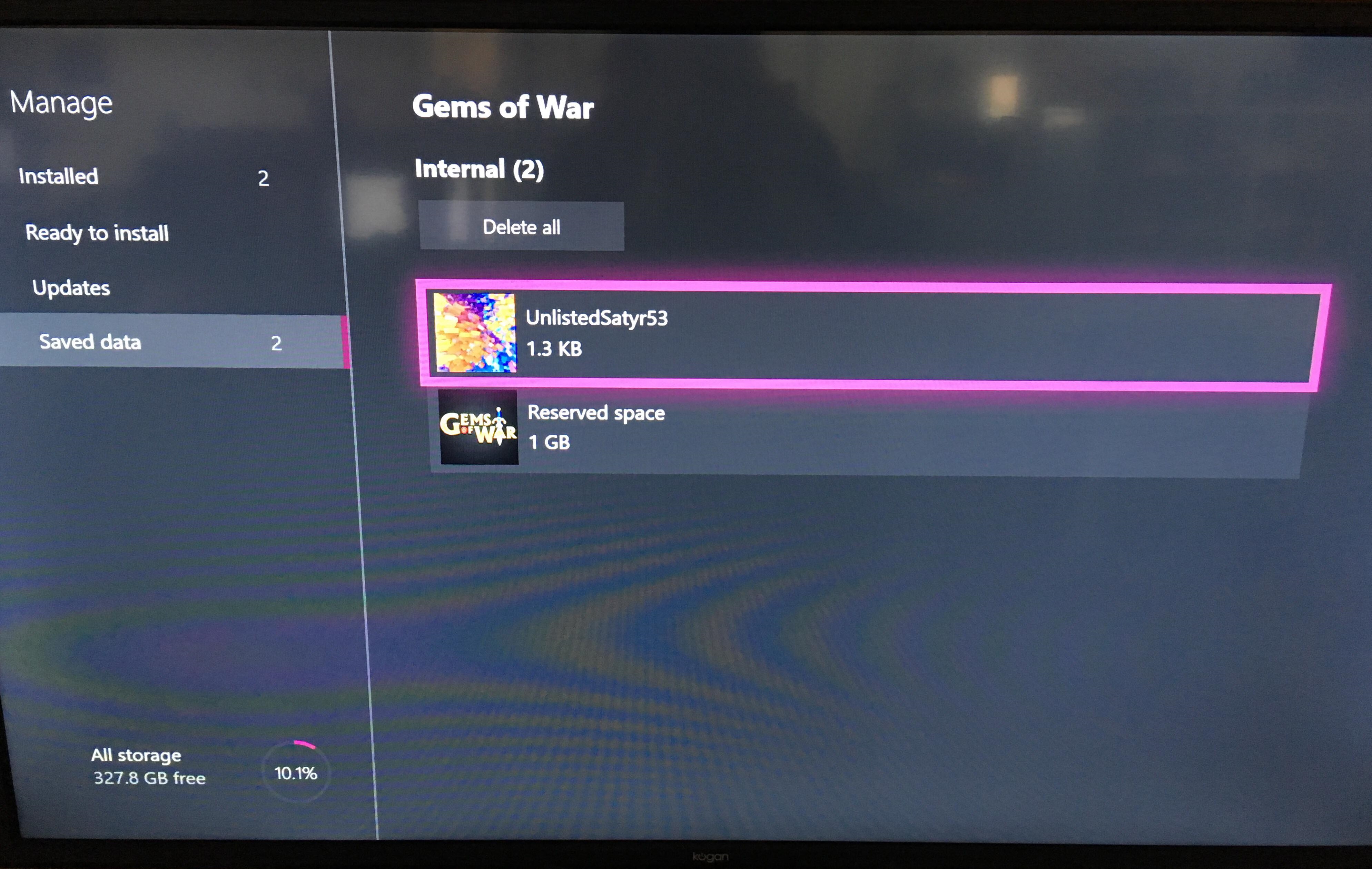 How-to Delete Save Data on Xbox – Gems of War Support