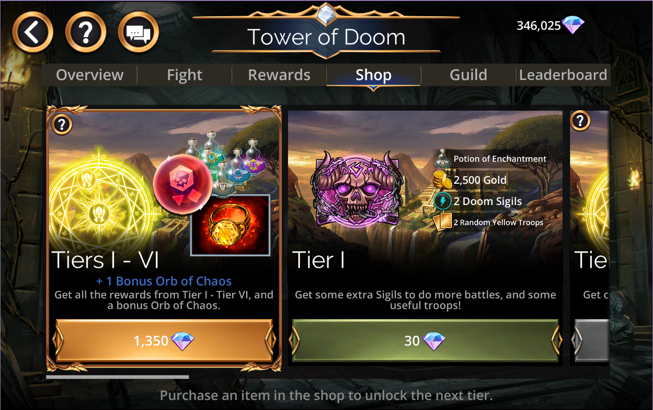 Tower of Doom – Gems of War Support