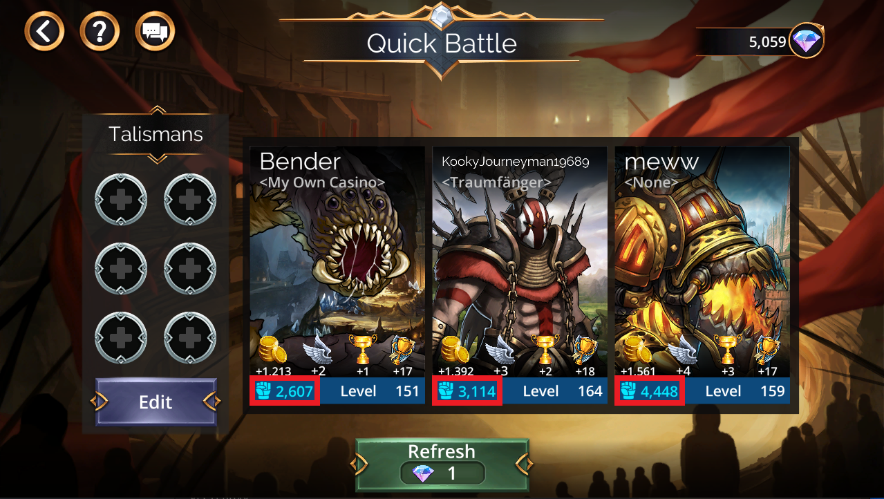 Team Score – Gems of War Support